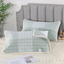 Japanese Old Coarse Cloth Pure Cotton Pillow Towel Pair Loaded Single Full Cotton Advanced Pillow Cover Towels Double Home All Cotton Thickened