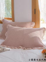 Japanese Pillow Towel Summer Pair Of Loaded Pure Cotton Single Pillow Full Cotton Cloth Domestic Suction sweat cool and anti-fall new