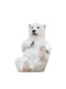 Simulated Polar Bear Ornaments, Outdoor Ocean Theme Park, Ice and Snow World Decoration, Fiberglass Animal Sculptures