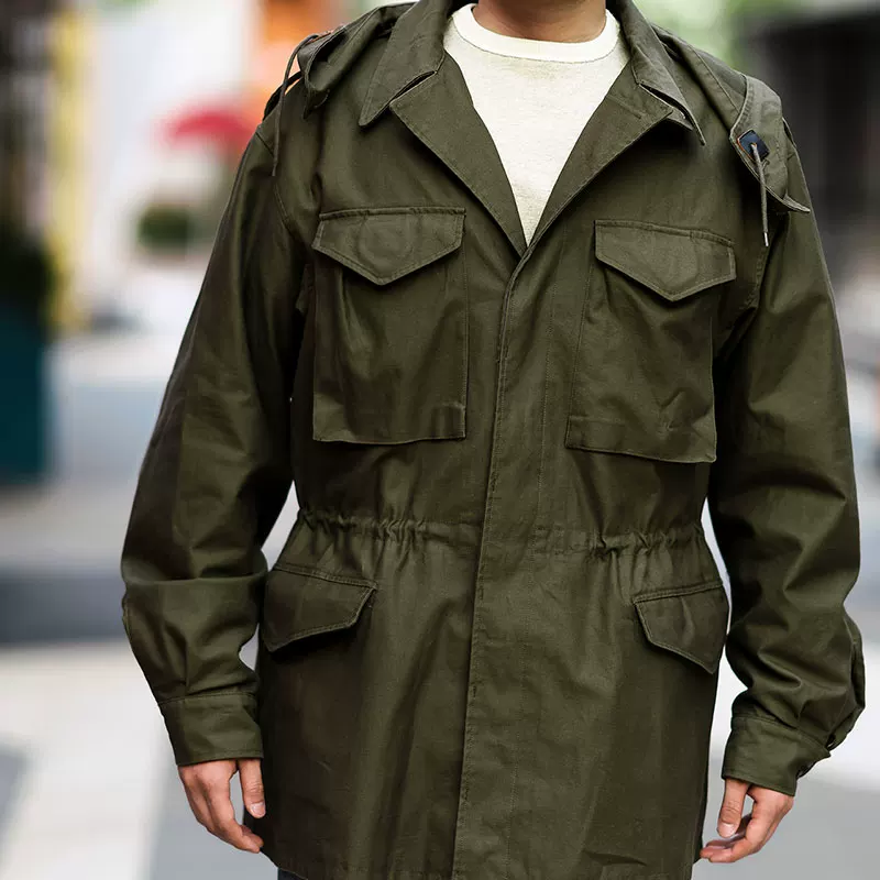 Пухово-ветровка ретро OG107 куртка M43 slim windbreaker хлопковая молодежная повседневная куртка с лацканом