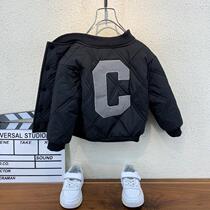 Baraba official flagship child cotton cotton boy thickens coat baby cotton jacket long cotton street