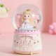 [Принцесса и замок розовый-средний] 80 фонарь музыкальной рукой Shake Snow Snow