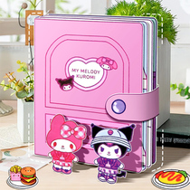 Crayon Little New Sanlulo Culomi homemade quiet book Decompression DIY Material Bag Handmade Bean this Toy Toy Women Swap stickers Children girls knead the three Ligulls Culomi