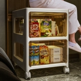 Поднимите ящик для прикроватного таблица -Тип пластиковый домашний шкаф для хранения шкафа для хранения спальни для хранения спальни многослойный шкаф