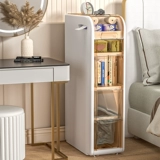 Поднимите 18 -сантиметровый шкаф для шкафа шкафа -в стиле ванной комнаты туалет шкаф шкаф шкаф Узкий шкаф для ванной комнаты бумажный шкаф бумажный шкаф