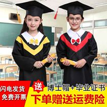 Childrens doctors clothing kindergarten graduation dress primary school students graduation photo bachelors clothing dance clothing performance clothing men and women