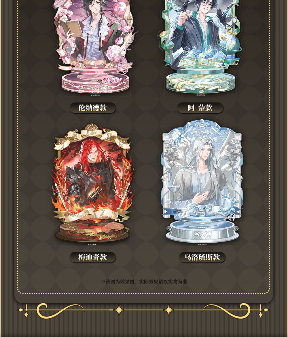 Lord of the Mysteries Music Box Series acrylic stand and block detail image 7
