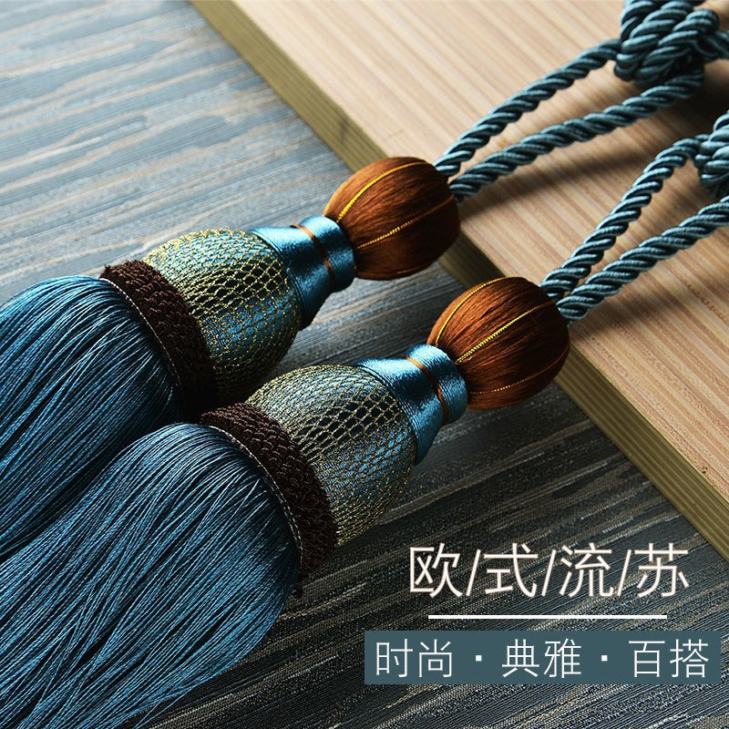 (pair of loading and delivery hooks) exquisite curtain strap tied rope hanging ball 100 hitch family living room creative curtains tie the ball