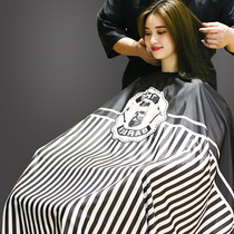  Head portrait cloth barber shop tide bow high-end hair cloth non-stick hair hair salon special vibrato