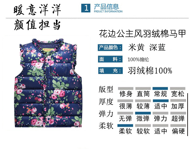 Áo vest bé gái mùa xuân và mùa thu 2 công chúa 3 mặc vest bé gái nhỏ vest giữ ấm cho bé quan ao tre em