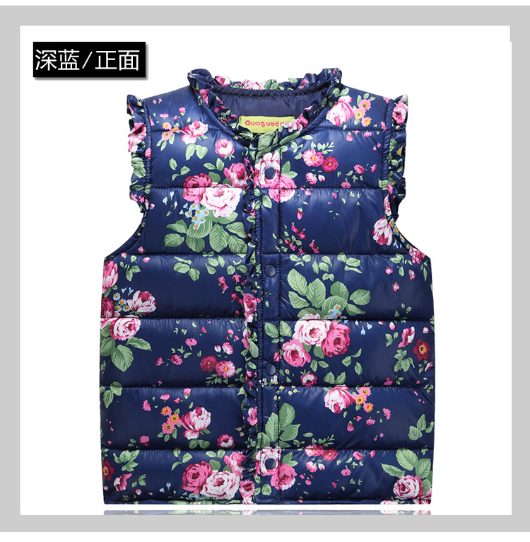 Áo vest bé gái mùa xuân và mùa thu 2 công chúa 3 mặc vest bé gái nhỏ vest giữ ấm cho bé quan ao tre em