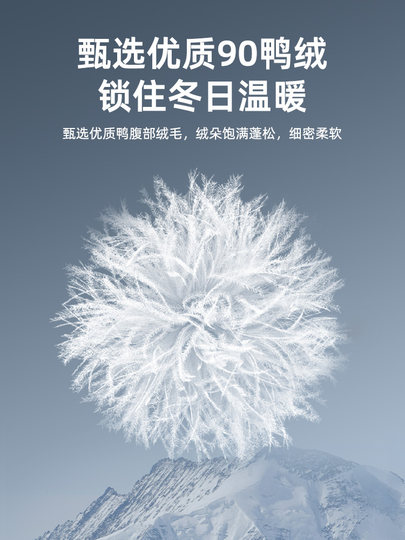 [Milk Silk] Yalu Short down Jacket Men's Thickened 2025 Winter New Windproof Hooded Bread Jacket