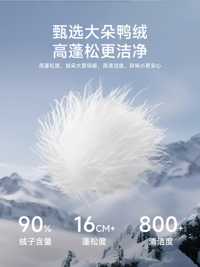 Yalu down Jacket for Men, New Winter Short Style with Hood, Windproof, Cold-Resistant, Wear-Resistant, Thickened, Warm, 90% down Jacket for Men