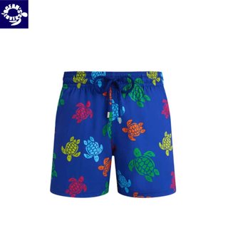 Vilebrequin海龟沙滩裤multicolores系列经典海滩度假速干游泳裤