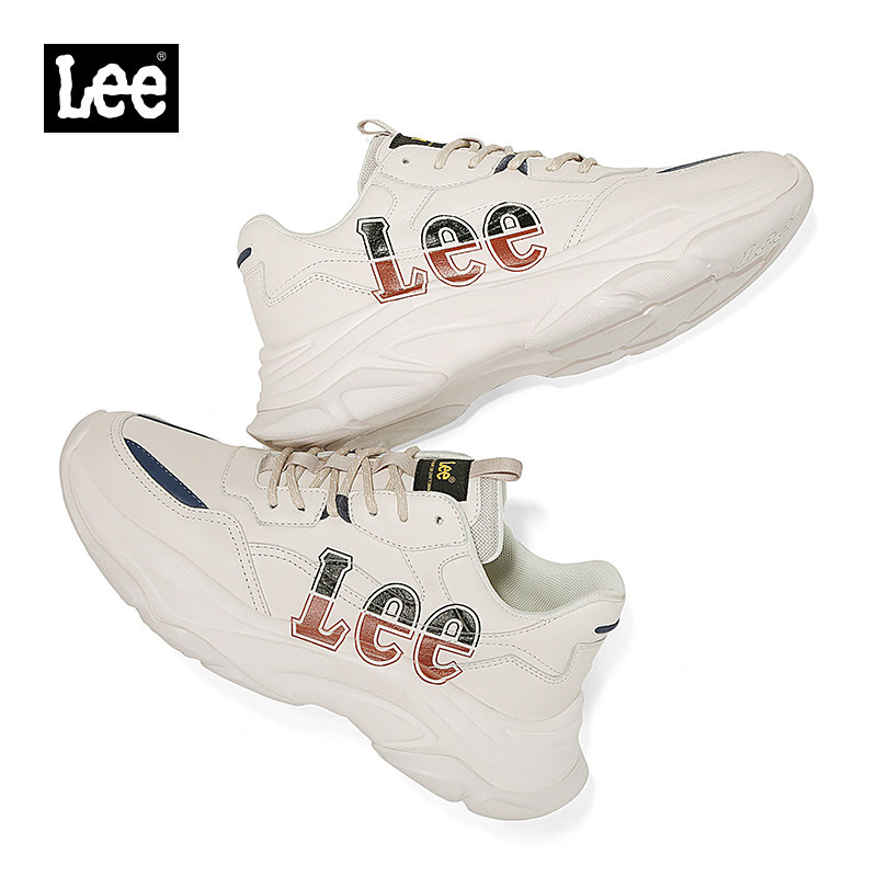 Lee men's shoes sneakers 2022 autumn new dad shoes men's trend thick bottom ins trendy shoes all-match breathable