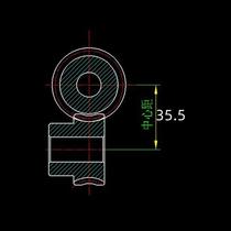 Speed reduction ratio 10 Worm Gear Copper 45 Steel turbine worm deceleration driver 1 1 5 2 mold accessories Lift