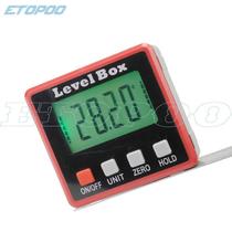 New strong magnetic number explicit tilt case inclinometer electronic level scale angle ruler measuring tilt angle