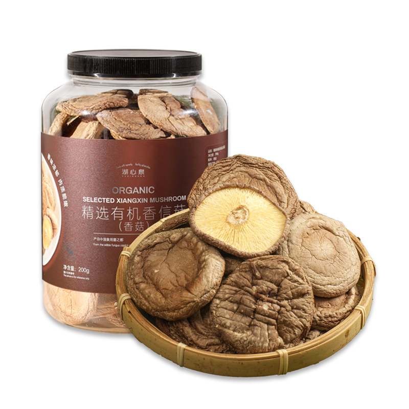 湖心泉精选有机香信菇200g