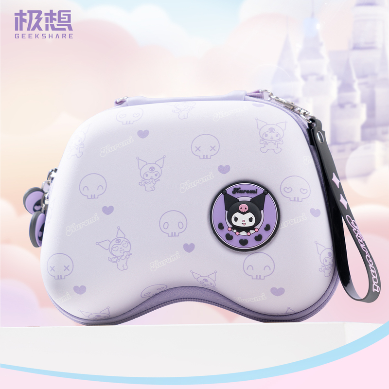 I Really Want a Ps5 Ps4 Nspro Xbox Xsx Controller Bag, Game Controller Storage Bag, Switch2 Pro Hard Case, Large Capacity, Universal, Cute Cartoon Sanrio Kuromi Console Accessories