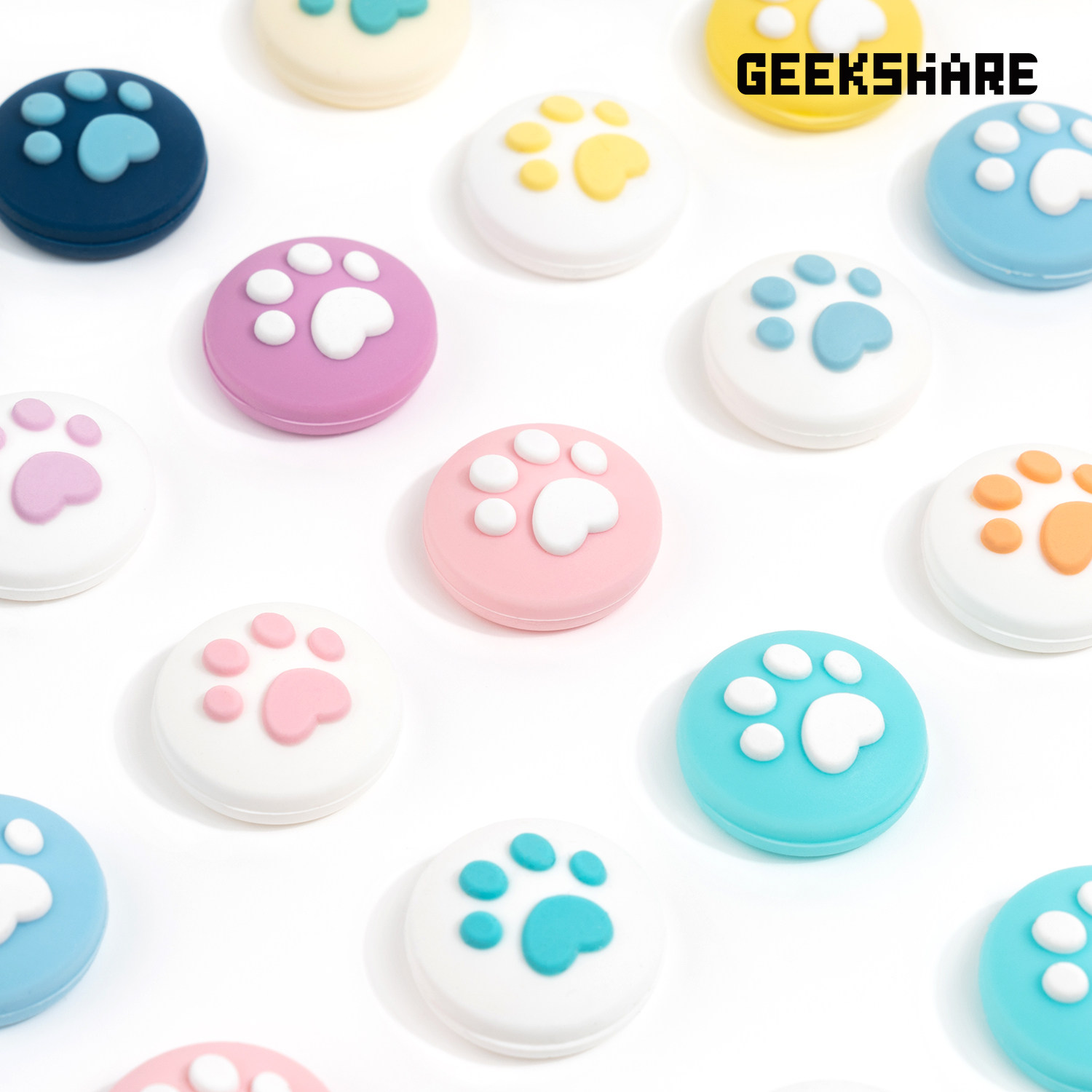 Extremely want Nintendo switch cat claw rocker cover cute cartoon joycon rocker cap NS handle silicone protective cover oled key cap lite handle non-slip key cap week