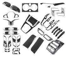 Suitable for BMWs new X5 modified 19-22 carbon fiber central control gear panel air outlet frame body decoration bright strips