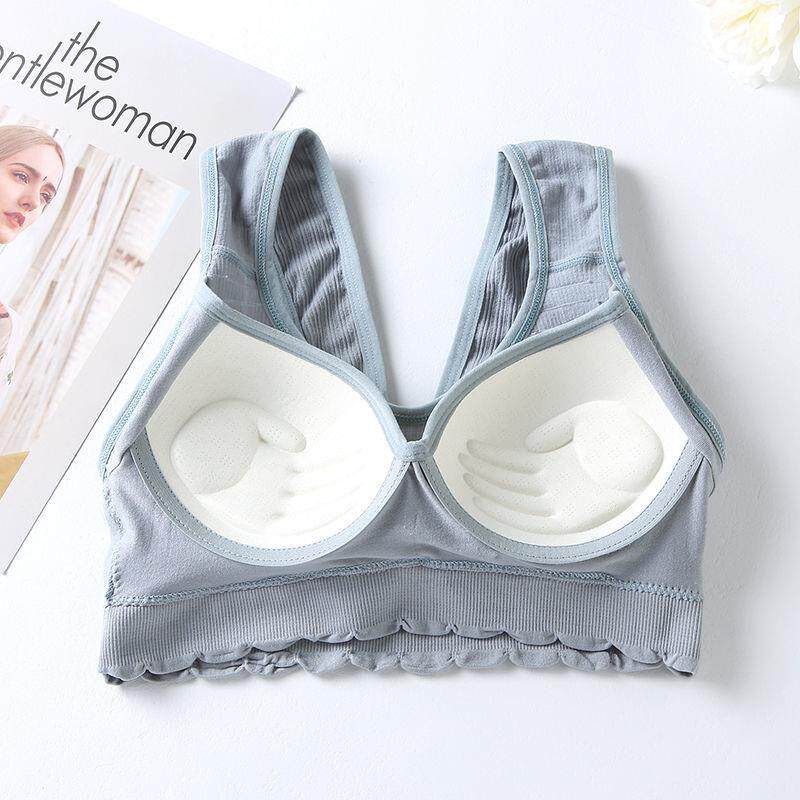 Beautiful bra with vest female new small bra gathered to put bra wrapped bra to prevent drooping