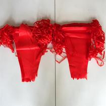 Factory direct sales full red pennant red rope string flag wedding holiday celebration opening layout flag small bunting