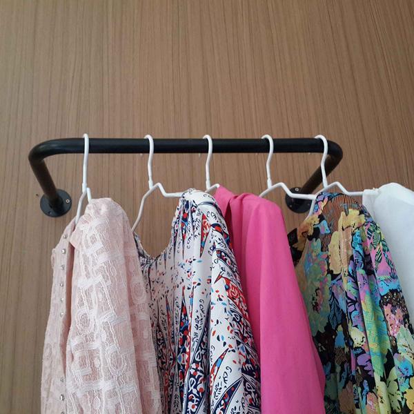 [USD 7.67] Wall Scarf Rack Floor To Floor Display Scarf Rack Display