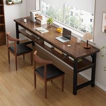 Desk student study modern double home table rental room simple table computer table narrow wall long table