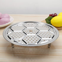 Household stainless steel round steam steam thickens durable water-isolated steam steam steam disk steam disk steam seal for many use