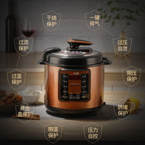 Home Smart High Pressure Cooker Mini Double Biliary Large Capacity Voltage Power Pan Saucepan soup Multi-functional rice cooker Full automatic