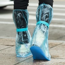 (Rainy Season) Outdoor Travel Rain-proof waterproof shoe cover Adult children Men and women Universal medium-high cylinder anti-slip rain boots cover