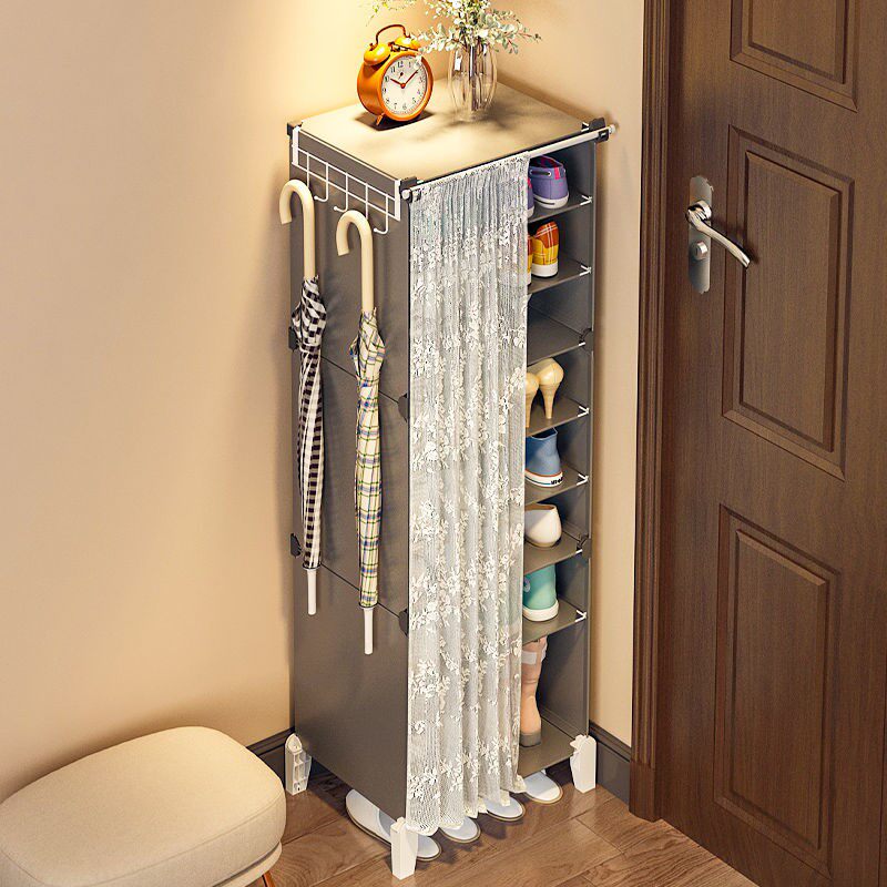 Shoe rack Sub Easy doorway New 2022 exploits DUST-PROOF HOME CONTAINED DEVINER SPACE DORMITORY SMALL AND NARROW SHOE CABINET