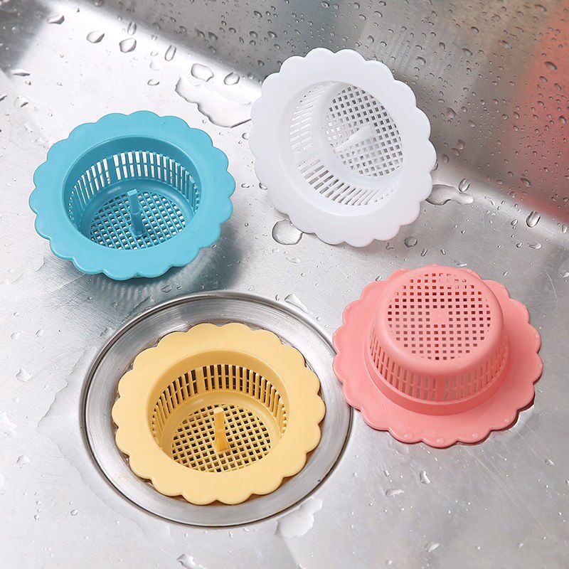 Kitchen Sink Filter Pool Sewer hair filter Bathrooms Silicone Hair Anti-Clogging Suction Cup Floor Drain Cover