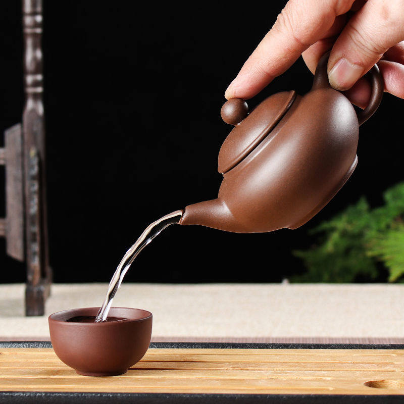 Sand Pot Teapot Purple Sand Home Son Sand Tea Company Thickening Fashion House Small Teapot Tea House Bubble Teapot Office