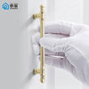 Small Gold-Colored Light Luxury Drawer Shoe Cabinet Cupboard Wardrobe Door Handle Modern Minimalist Kitchen Cabinet Door Handle Brushed Brass