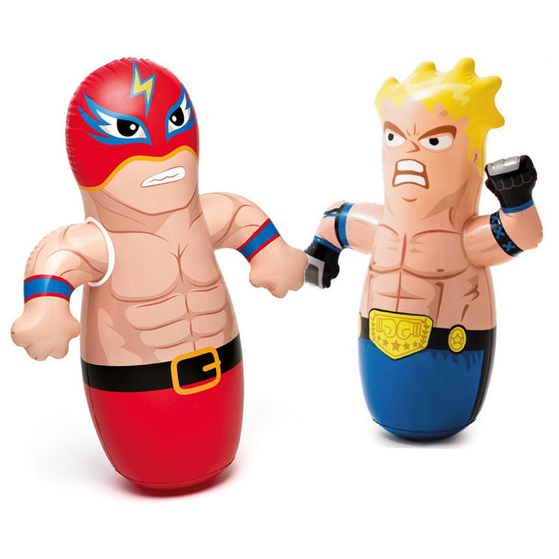 Puzzle Fitness Fitness Children Boxing Tumbler Exercise Inflatable Boxing Column Animal Baby Sandbag Baby Venting Toys-Taobao