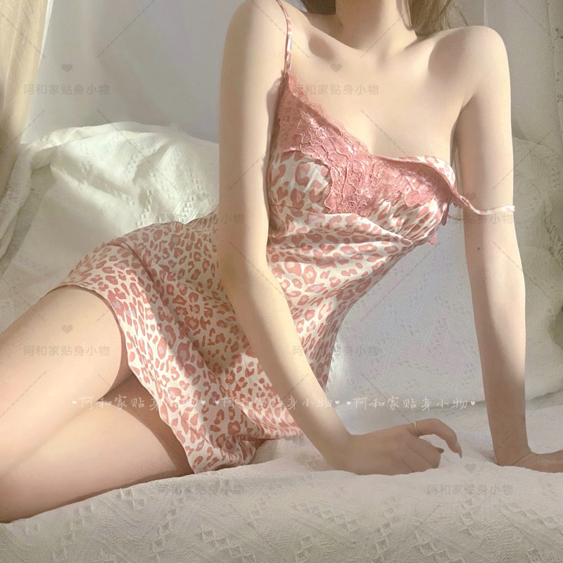 Sexy pajamas women are confused to pure summer autumn BAO WEN Snapy skirts with chest fun underwear