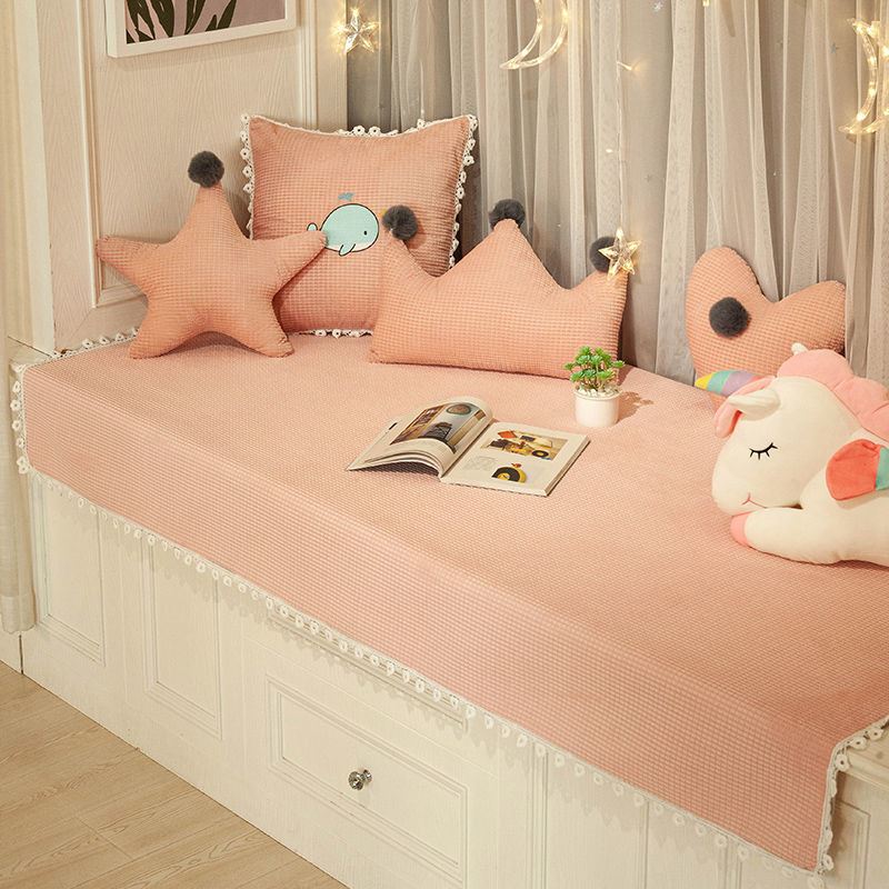 Net red bay window arrangement bay window pad window sill pad balcony pad four seasons universal window blanket net red ins wind bedroom outfit