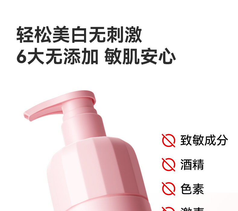 【中国直邮】 VHE 祛痘美白沐浴露 全身焕亮保湿水润持久留香乳液洗护男女 400g