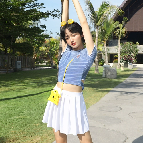 Летний раздельный купальник для школьников, коллекция 2023, по фигуре