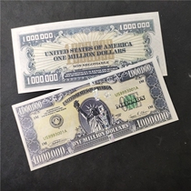 Statue of Liberty United States Million Dollar Banknotes Foreign Currency Banknotes Large Value Fun Banknotes Collection Uncirculated Currency