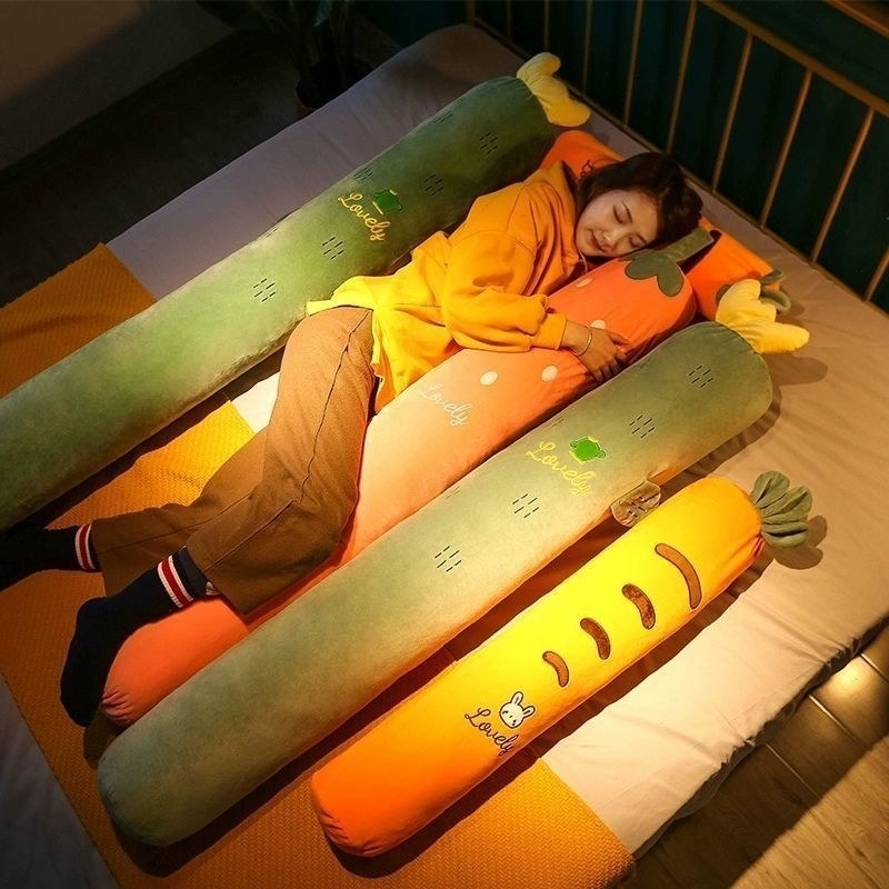 Sleeping pillow adult cute cartoon long pillow student dormitory leg bedroom bedside cushion bed 2021 tide