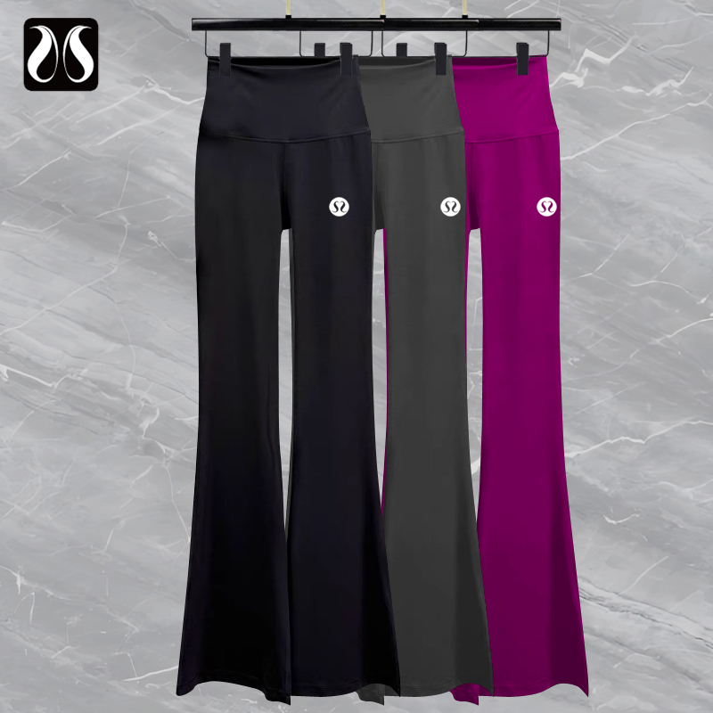 Luluajmh Flared Pants New Style Hip-Lifting Women's Outerwear Waist-Cinching Yoga Pants Tummy Control Slightly Flared Sports Fitness Pants Luluajmh Flared Pants New Style Hip-Lifting Women's Outerwear Waist-Cinching Yoga Pants Tummy Control Slightly Flared Sports Fitness Pants