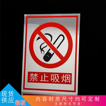 No Fireworks Warning Sign No Smoking Prompt Brand Beware of Electric Shock Safety Signage Stacking Production Workshop Fire Signage Signage Sticker Transparent Acrylic Nameplate Customization