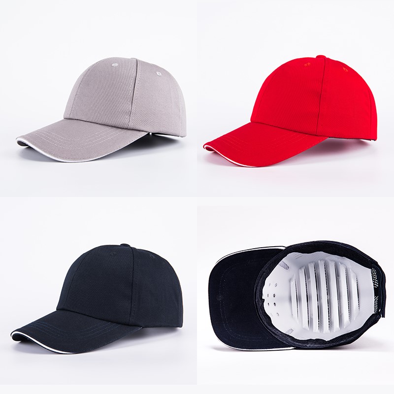 Light Anticollision Cap Protective Duck Tongue Cap Factory Spring Working Baseball Breathable Neri Lining Cloth Safety Hat Custom