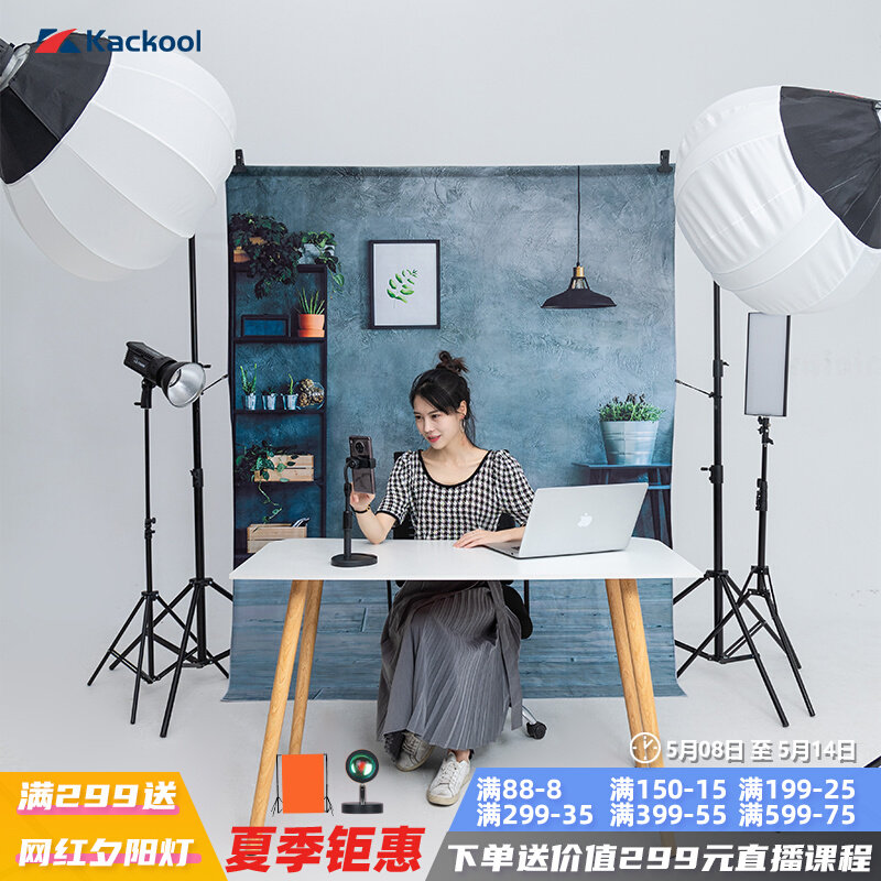 Live background cloth ins3D stereo network red jitter anchor photo live room background wall background decoration