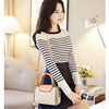 Contrast Color High-End Bag for Women 2025 New Trendy Boston Pillow Bag Retro Handbag Single Shoulder Crossbody Women's Bag