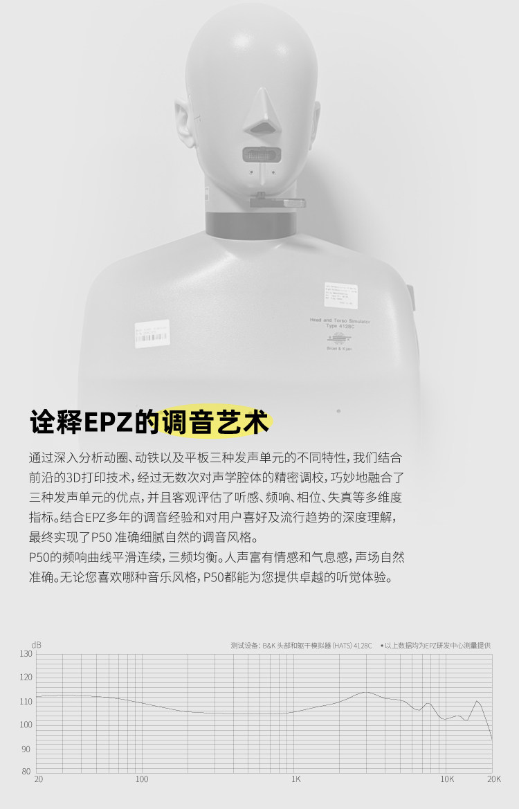 Проводные HiFi наушники epz p50有线耳机免费定制入耳式hifi监听k歌高品质音乐平板耳机