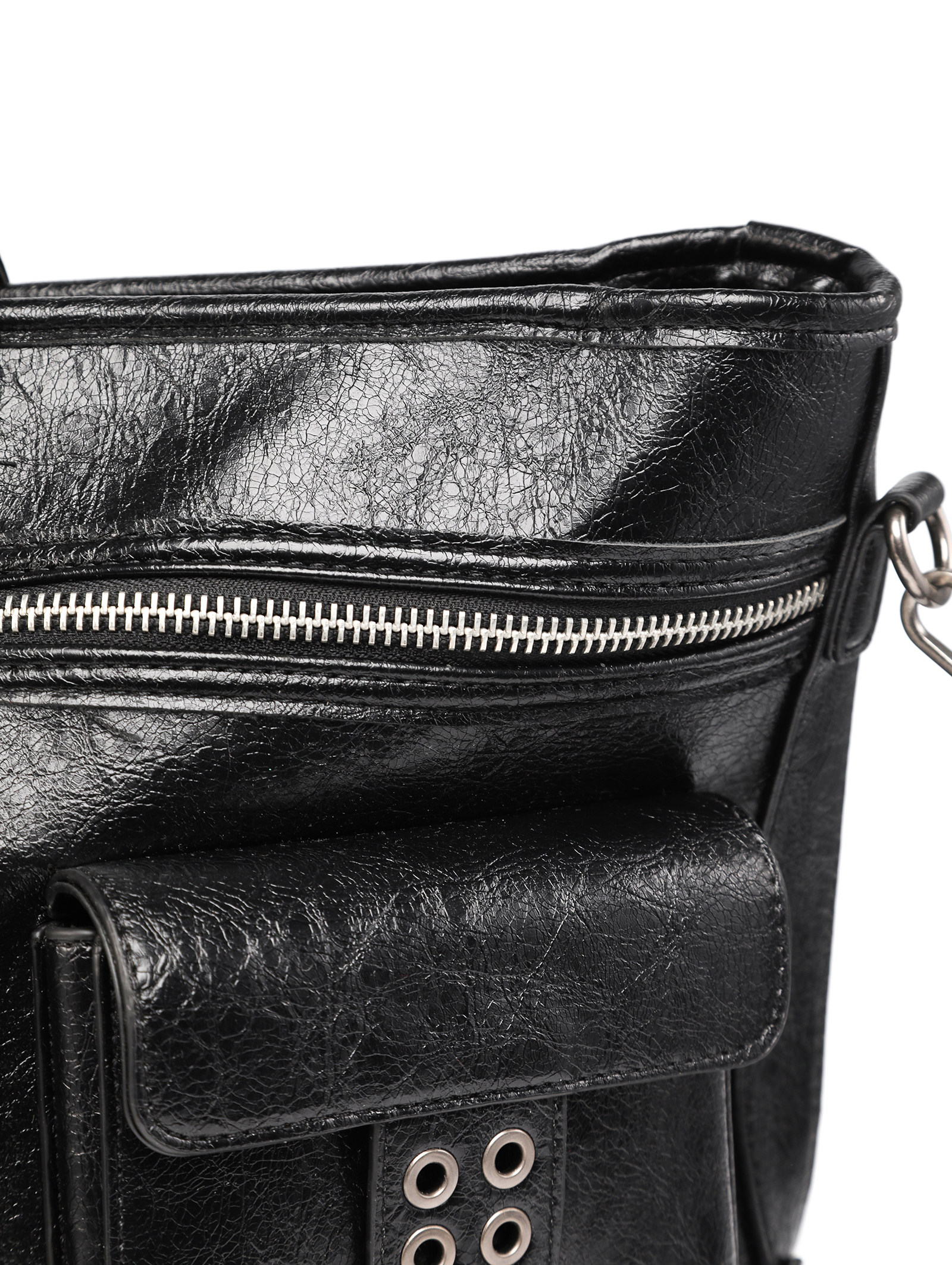 A must-have for 25 years! rebel wave crossburst leather satchel